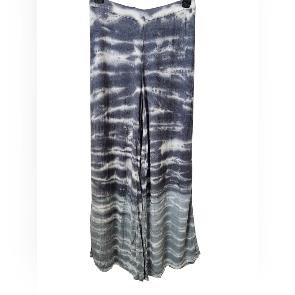 Young Fabulous & Broke Wide Leg Pants Size XS Grey & White - Picture 2 of 11